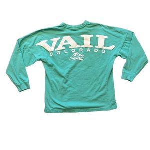 Vail Colorado Teal Long Sleeve Tee